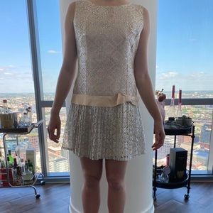 1960s vintage mini dress.